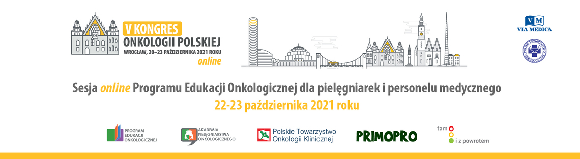 WIRTUALNY KONGRES ONKOLOGII POLSKIEJ - BEZPŁATNA SESJA PEO 22-23.10.2021 r.